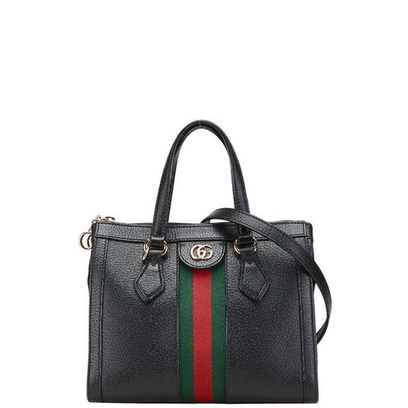 Gucci Ophidia Leather 2way Shoulder Bag - Picture 1 of 8